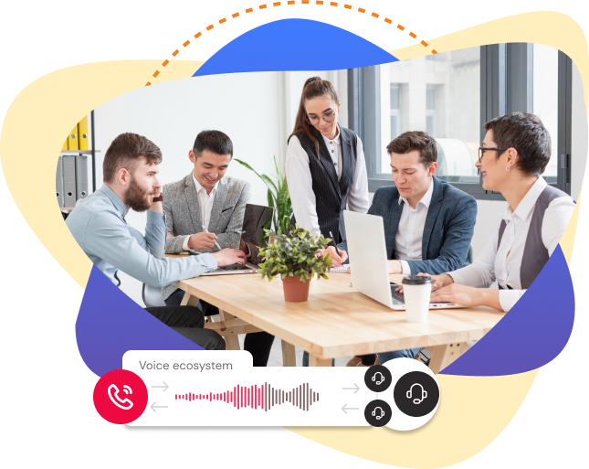 callerdesk automation setting up your call center illustration graphic.svg